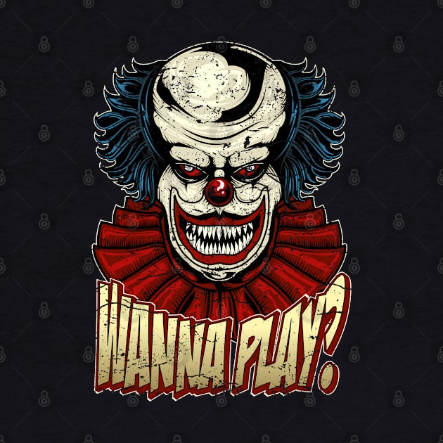 Wanna Play Horror Clown by RockabillyM